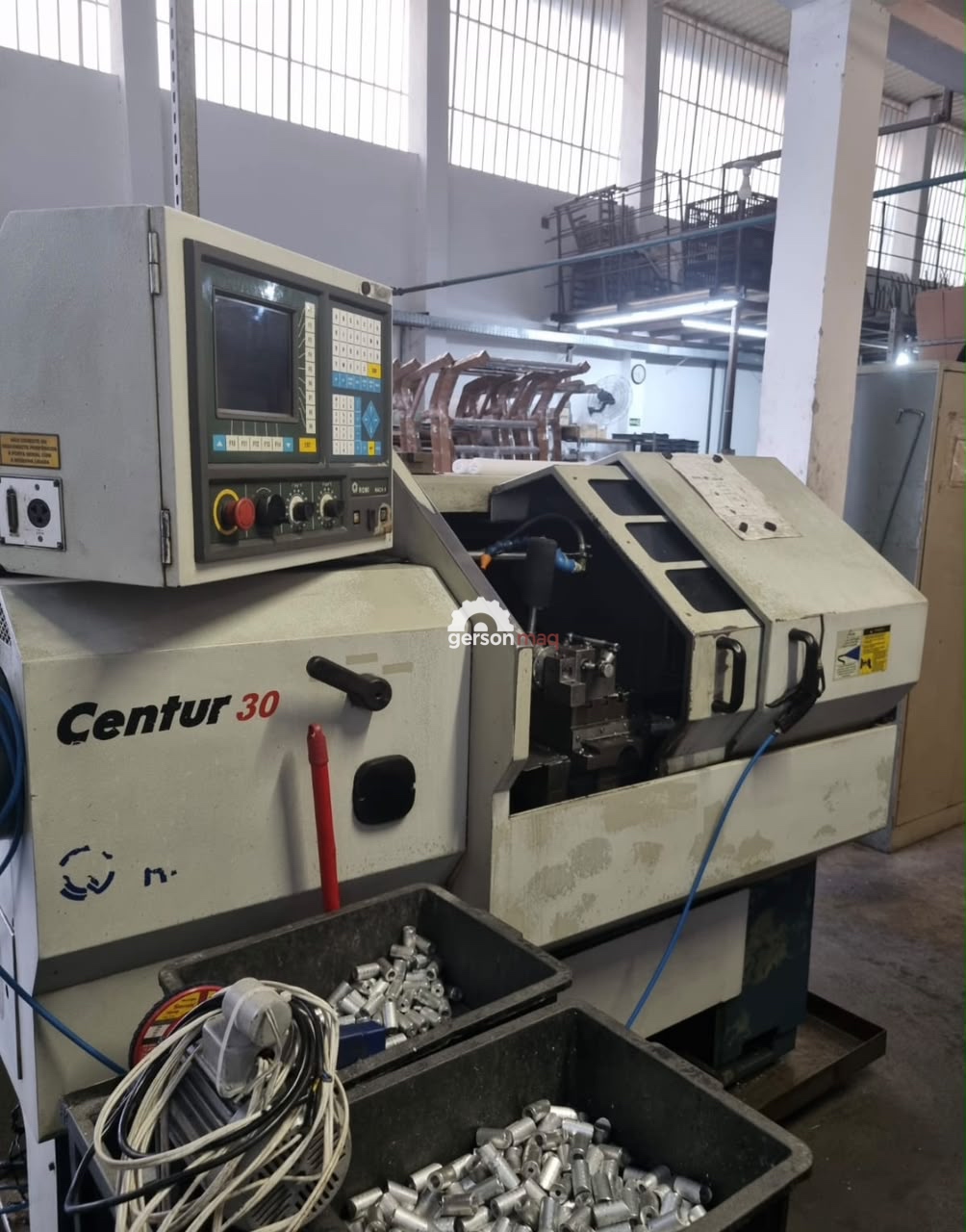 TORNO CNC ROMI CENTUR 30 S - MACH 09 - TIPO GANG